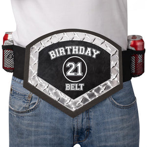 21st Birthday Belt