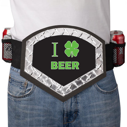 I Love Beer Belt  - Shamrock Edition