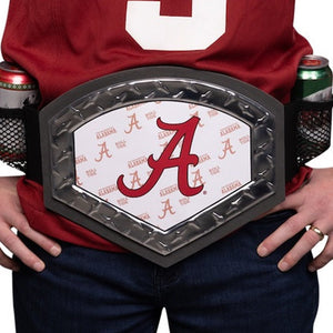 Alabama® Classic Belt - White - PartyBelts.com, LLC 056