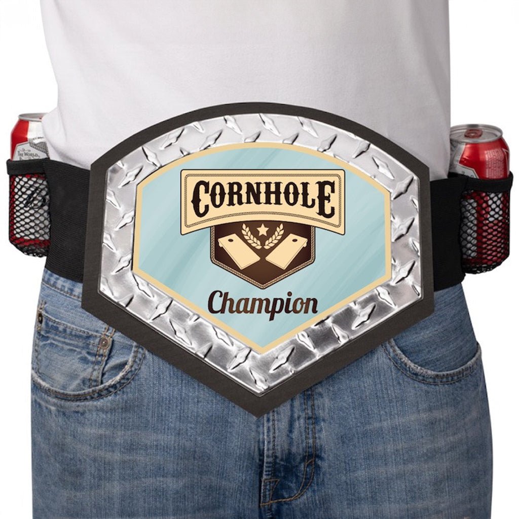 Cornhole Belt - Blue - PartyBelts.com, LLC 047