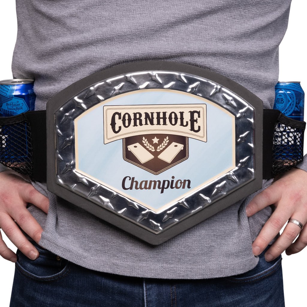 Cornhole Belt - Blue - PartyBelts.com, LLC 047