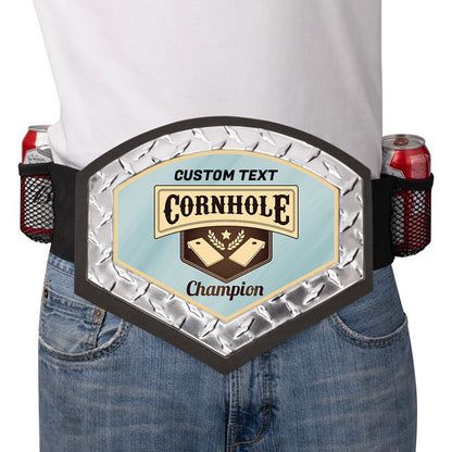 Custom Cornhole Belt - Blue - PartyBelts.com, LLC 046