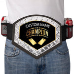 Custom Cornhole Championship Belt - Black - PartyBelts.com, LLC 044