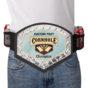 Custom Cornhole Belt - Blue